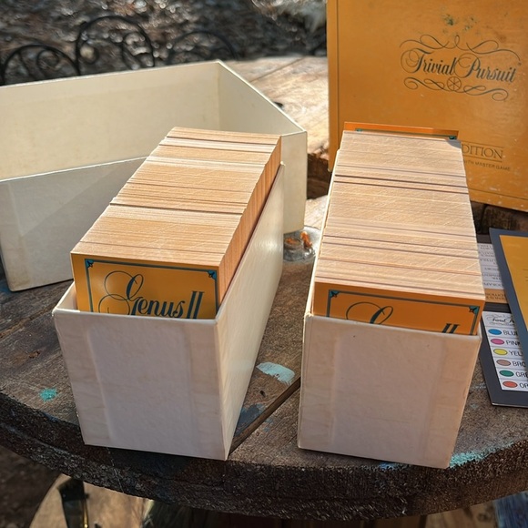 Vintage 1984 Trivial Pursuit Genus II Edition Subsidiary Card Set - Picture 6 of 7